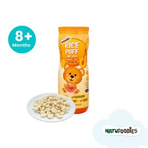 Natufoodies Rice Puff - Orange Peach 60Gm (8M+)