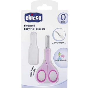 Chicco Baby Nail Scissors Pink For 0+