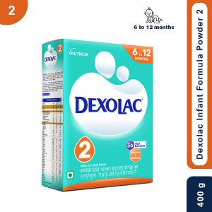Dexolac Infant Formula Powder 400Gm Stage 2 (6 to 12 Months)