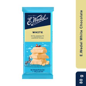 E.Wedel White Chocolate 80Gm