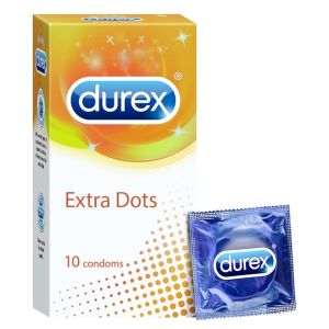 Durex Extra Dotted Condoms 10 Count