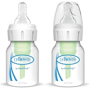 Dr. Brown's Sb2200-P3 2 Oz/60 Ml PP Options+ Narrow Bottle 2-Pack With Preemie Nipple