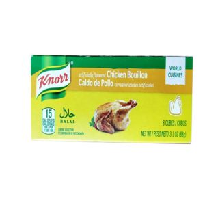 Knorr Artificially Flavored Chicken Bouillon Caldo De Pollo 8 Cubes 88Gm