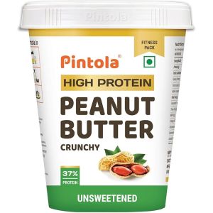Pintola High Protein Peanut Butter Crunchy 1kg ( Unsweetened)