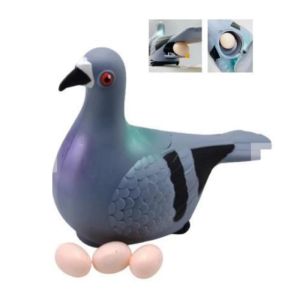 Egg Laying Crawling Pigeon Toy with Lights & Music
