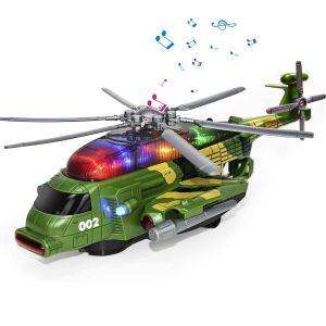 360° Rotating Armed Aircraft Musical Toy Helicopter