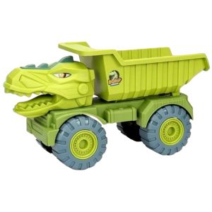 Dinosaur Transport Tripper Push & Go Friction-Powered Construction Vehicle Truck Toy