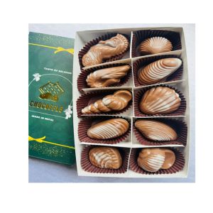 Belgian Seashells Hazelnut flavor 10Pcs