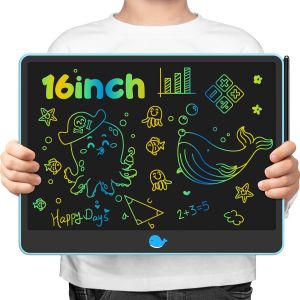 16-Inch Colorful LCD Writing Tab Drawing Board Blackboard Handwriting Pads for Baby