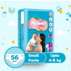 Nyano Baby Diaper 56 Pants Pack S
