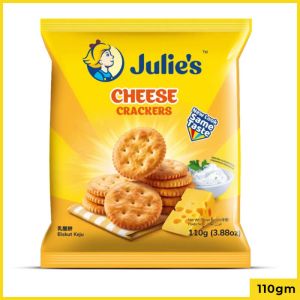 Julies Cheese Crackers Biscuits 110Gm