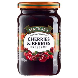 Mackays Cherries and Berries Jam 340Gm