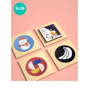 KUB Baby Early Education Visual Inspiration Card-Matte (Four Packs) Round
