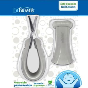 Dr Brown's Safe Squeeze Nail Scissors HG087