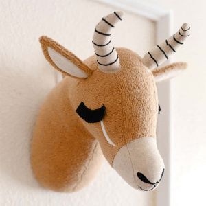 Crane baby Antelope Plush head wall décor BC-120PH-1