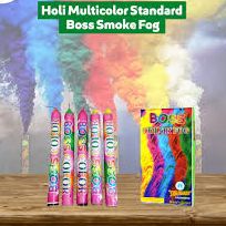 Holi Multicolor Standard Boss Smoke fog- Pack Of 5