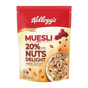 Kellogg's Muesli  Nuts Delight  500Gm Pouch