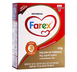 Farex Stage 3 Follow-up Formula Powder 400Gm (12-24 months)