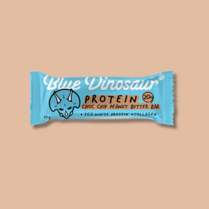 Blue Dinosaur Choco Chip Peanut Butter Protein Bar 60Gm
