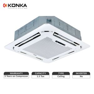 KONKA Air Conditioner 1.5 Ton Cassette Ceiling Mounted AC - KCOU- 18HR1