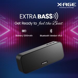 X-AGE ConvE Stereo 12W Wireless Bluetooth Speaker - (XBS07)