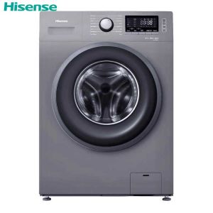 HISENSE WFPV9014EMT 9Kg Fully Automatic Front Loading Washing Machine 1400 RPM (Silver Grey)