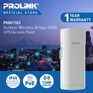Prolink Outdoor Wireless Bridge N300 CPE/AP PHN1102