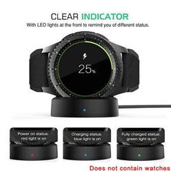 Magnetic Smart Watch Charger For Samsung Gear S2 S3 S4 Adsorption Type QI Wireless Charger Fast Charging