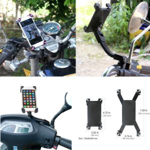 Universal Motorbike Holder For 4.8 to 7.6 Inches Mobile Phone