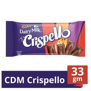 Cadbury Dairy Milk Crispello Chocolate Bar 33Gm (Pack of 2)