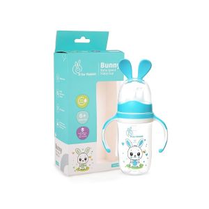 R for Rabbit Bunny Spout Cup - 240 ml - BLUE(SSBNB01)