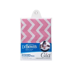 Dr. Brown's Gia Pillow Cover - Pink Chevron BF301