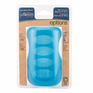 Dr Brown's Wide-Neck Glass Option Baby Blue Bottle Sleeve - 9oz AC091