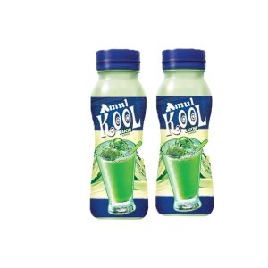 Amul Kool Milk Elaichi Flavor 180Ml Pet Bottle( Pack of 2)