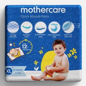 Mothercare Quick Absorb Diaper Pants Extra Large 54 Count 12-17Kg