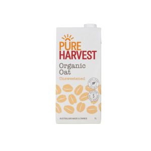 Pure Harvest Organic Oat Unsweetened Milk 1Ltr