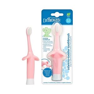 Dr. Brown's infant to Toddler Pink Toothbrush HG013-P4