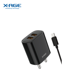 X-AGE ConvE 12W Fast Charging Apadter with Micro USB Cable (IUC02)