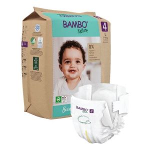 Bambo Nature Diapers size 4(L), Tape Style (7-14 kg / 15-31 lbs), 24 pcs