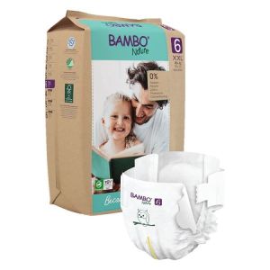 Bambo Nature Diapers size 6(XXL), Tape Style (16+ kg / 35+ lbs), 20 pcs
