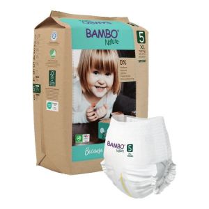 Bambo Nature Diapers size 5(XL), Pants Style (12-18 kg / 27-40 lbs), 19 pcs