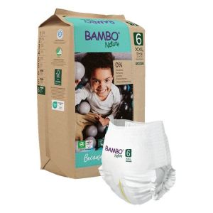 Bambo Nature Diapers size 6(XXL), Pants Style (16+ kg / 35+ lbs), 18 pcs
