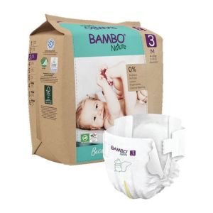 Bambo Nature Diapers size 3(M), Tape Style (4-8 kg / 9-18 lbs), 28 pcs