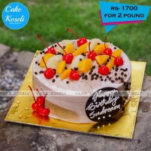 Cake Koseli Fruit Topping cake 2Pound
