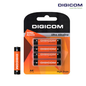 Digicom AA 1.5 Volt Everyday Alkaline Battery(4pcs)