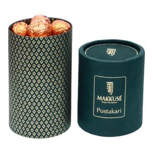 Makkusé Handcrafted Diabetic Friendly Pustakari Gift Cylinder 370Gm