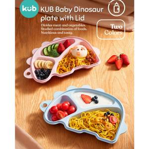 KUB Baby Dinosaur Plate with Lid