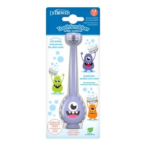 Dr Brown's Toddler Toothbrush, ToothScrubber, Purple, 1-Pack HG094