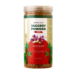 Tattva Farms Jaggery Powder (Saffron )600Gm