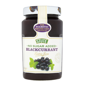 Stute No Sugar Added Blackcurrant Extra Jam 430GM